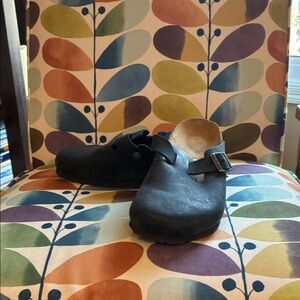 Birkenstock Kids Black Slippers
